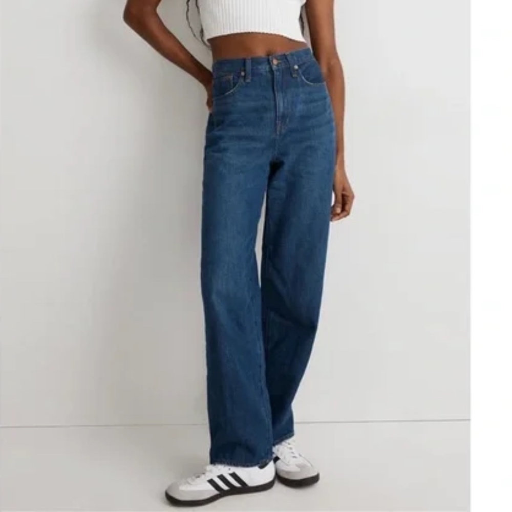 NWT Madewell Baggy Straight High Rise Jeans Size 28